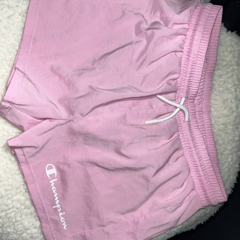 Champion Pink Athletic Shorts Youth Size 10/12 Elastic Waist Drawstring